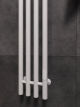 Маргроид Ferrum Inaro 4 СНШ 100*6*18 Белый матовый, скрытого монтажа, таймер справа (8 крючков)