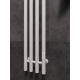 Маргроид Ferrum Inaro 4 СНШ 100*6*18 Белый матовый, скрытого монтажа, таймер справа (8 крючков)