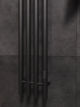 Маргроид Ferrum Inaro 4 СНШ 100*6*18 Черный матовый, скрытого монтажа, таймер справа (8 крючков)