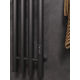 Маргроид Ferrum Inaro 4 СНШ 80*6*18 Черный матовый, скрытого монтажа, таймер справа (8 крючков)
