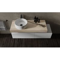 Столешница для ванной Jorno Modulare 100 Mdlr.06.100/W/JR натуральный массив беленая — 2