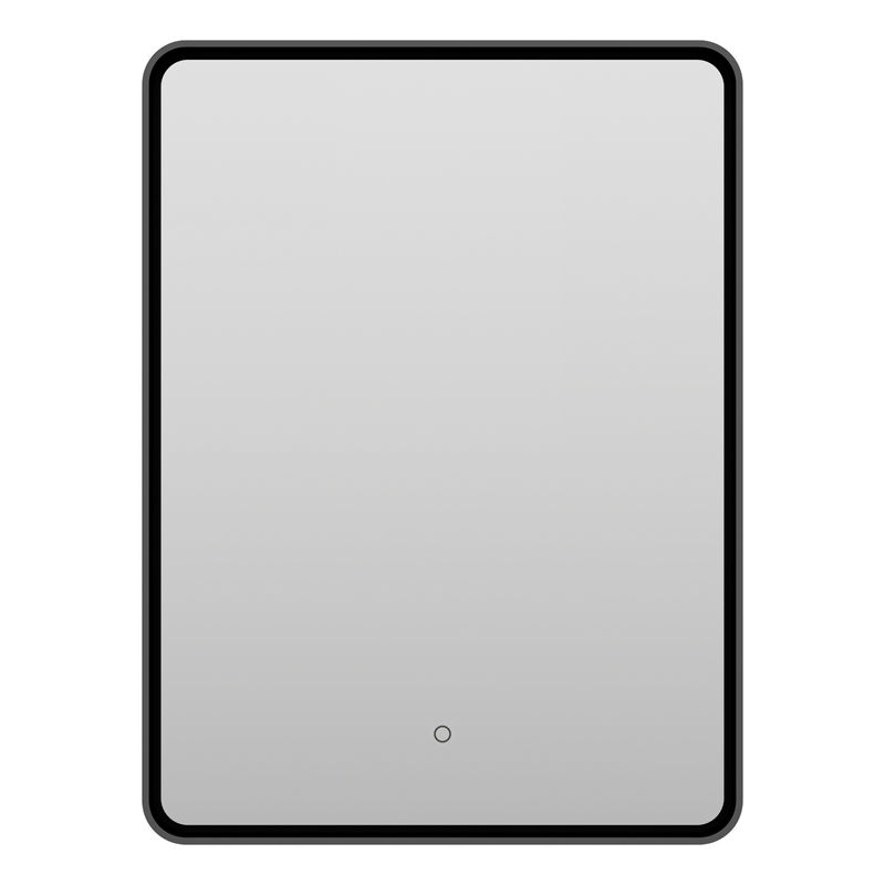 Зеркало Brevita Mercury 600х800 сенсор на зеркале / MER-Rett6-060/80-black (черный)