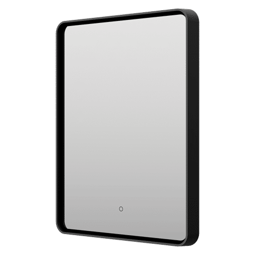 Зеркало Brevita Mercury 600х800 сенсор на зеркале / MER-Rett6-060/80-black (черный)