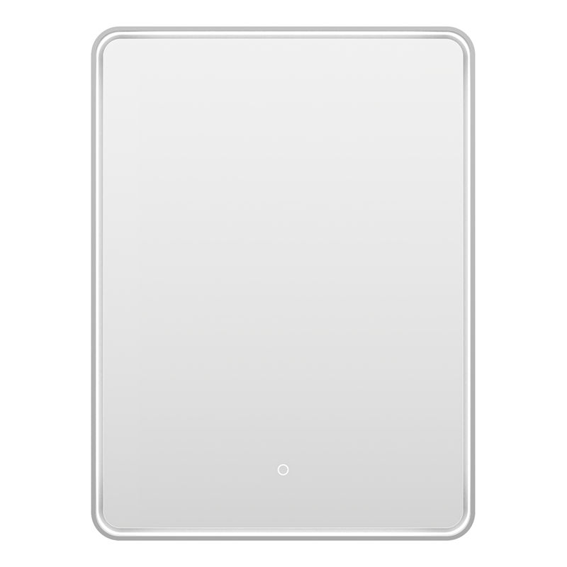 Зеркало Brevita Mercury 600х800 сенсор на зеркале / MER-Rett6-060/80-platinum (платина)