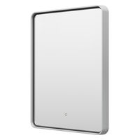 Зеркало Brevita Mercury 600х800 сенсор на зеркале / MER-Rett6-060/80-platinum (платина) — 3