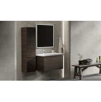 Тумба под раковину Raval Meier 100 подвесная Mer.01.100/P/K/RL каштан — 6