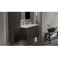 Тумба под раковину Raval Meier 100 подвесная Mer.01.100/P/K/RL каштан — 4