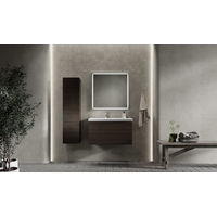 Тумба под раковину Raval Meier 100 подвесная Mer.01.100/P/K/RL каштан — 2