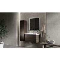 Тумба под раковину Raval Meier 100 подвесная Mer.01.100/P/K/RL каштан — 5