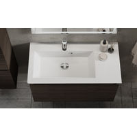 Тумба под раковину Raval Meier 100 подвесная Mer.01.100/P/K/RL каштан — 3