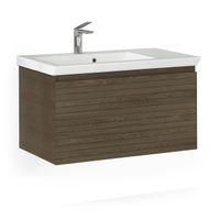 Тумба под раковину Raval Meier 85 подвесная Mer.01.85/P/K/RL Каштан — 1