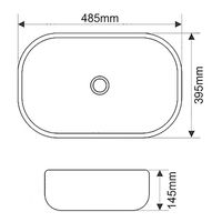 Раковина Melana 50 см MLN-A419 белый — 4