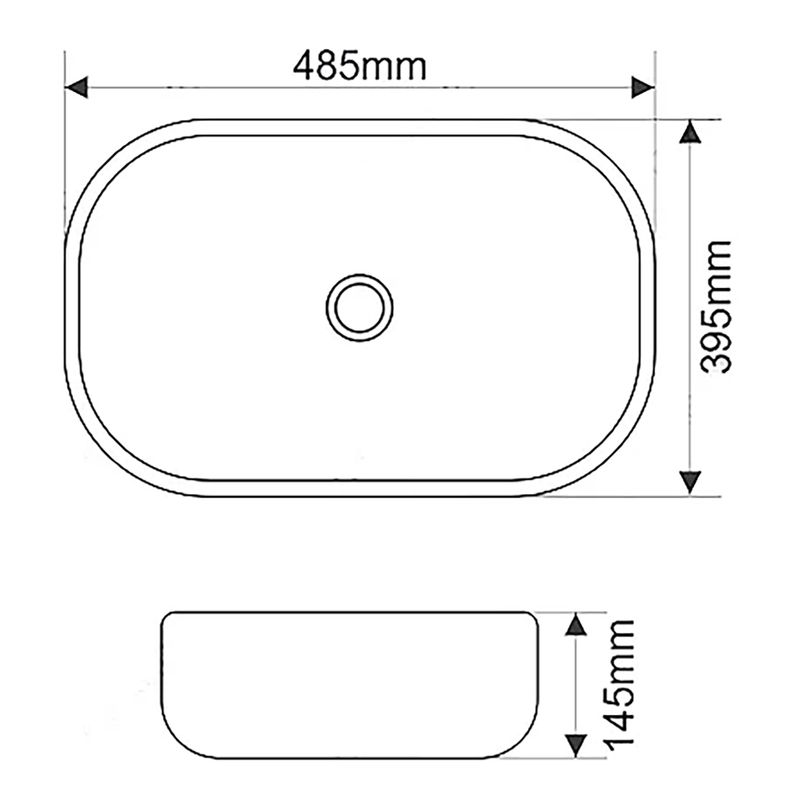 Раковина Melana 50 см MLN-A419 белый