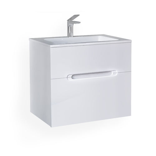 Тумба под раковину Jorno Modul 65 подвесная / Mоl.01.62/P/W белая