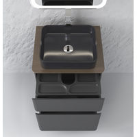 Тумба под раковину Raval Morelle 60 напольная Mrl.01.60/N/A-T/RL антрацит/трюфель — 4