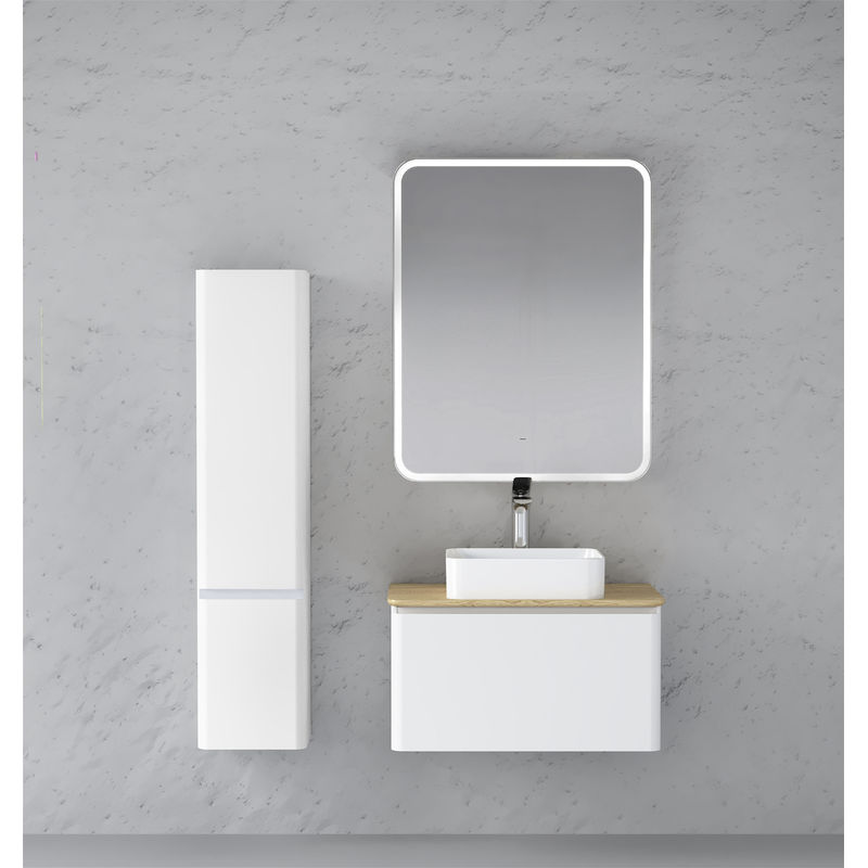 Зеркало Raval Morelle 80x100 с подсветкой / Mrl.02.80/W/RL