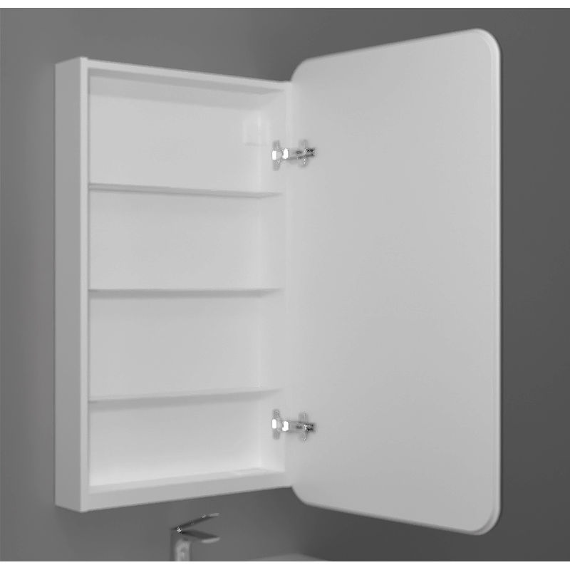 Шкаф с зеркалом для ванной Raval Morelle 60 Mrl.03.60/W/RL с подсветкой
