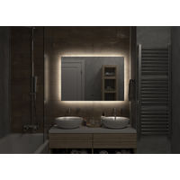 Зеркало Misty Нембус 1000х700 Led холодная подсветка ореол с подогревом / НЕМ-02-100/70-14 — 3