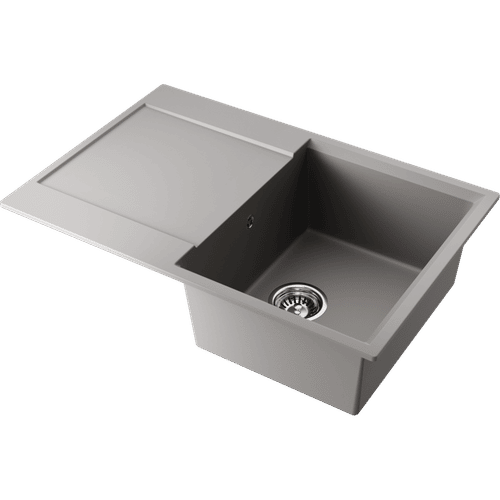 Кухонная мойка из искусственного камня Omoikiri Daisen 78-GR 4993325 (artgranit/leningrad grey)
