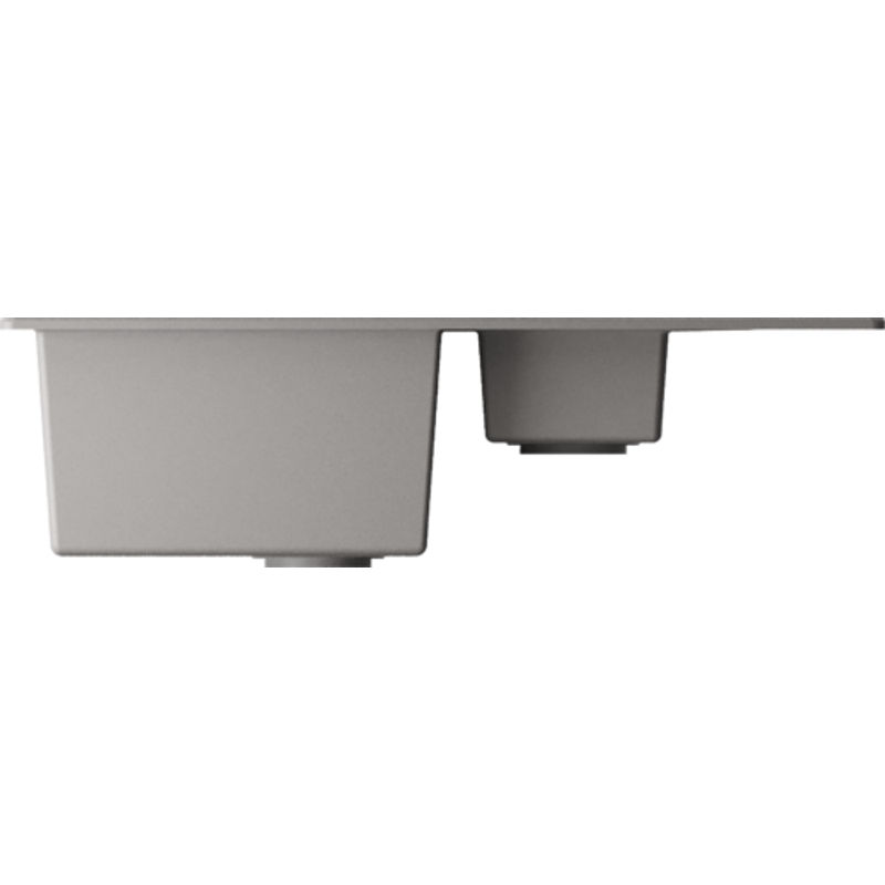 Кухонная мойка из искусственного камня Omoikiri Daisen 78-2-GR 4993332 (artgranit/leningrad grey)