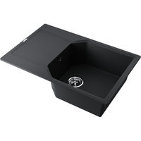 Кухонная мойка из искусственного камня Omoikiri Yonaka 78-LB-BL 4993341 (artgranit/черный) — 1