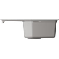 Кухонная мойка из искусственного камня Omoikiri Yonaka 65-GR 4993346 (artgranit/leningrad grey) — 3