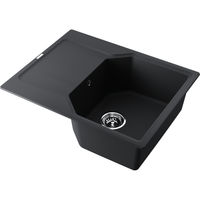 Кухонная мойка из искусственного камня Omoikiri Yonaka 65-BL 4993348 (artgranit/черный) — 1