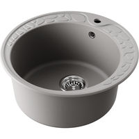 Кухонная мойка из искусственного камня Omoikiri Tovada 51-GR 4993367 (artgranit/leningrad grey) — 1