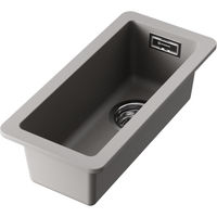 Кухонная мойка из искусственного камня Omoikiri Kata 20-U-GR 4993376 (artgranit/leningrad grey) — 1