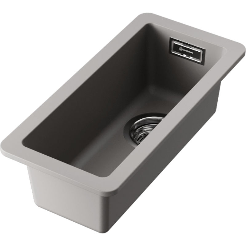 Кухонная мойка из искусственного камня Omoikiri Kata 20-U-GR 4993376 (artgranit/leningrad grey)
