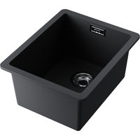 Кухонная мойка из искусственного камня Omoikiri Kata 34-U-BL 4993382 (artgranit/черный) — 1