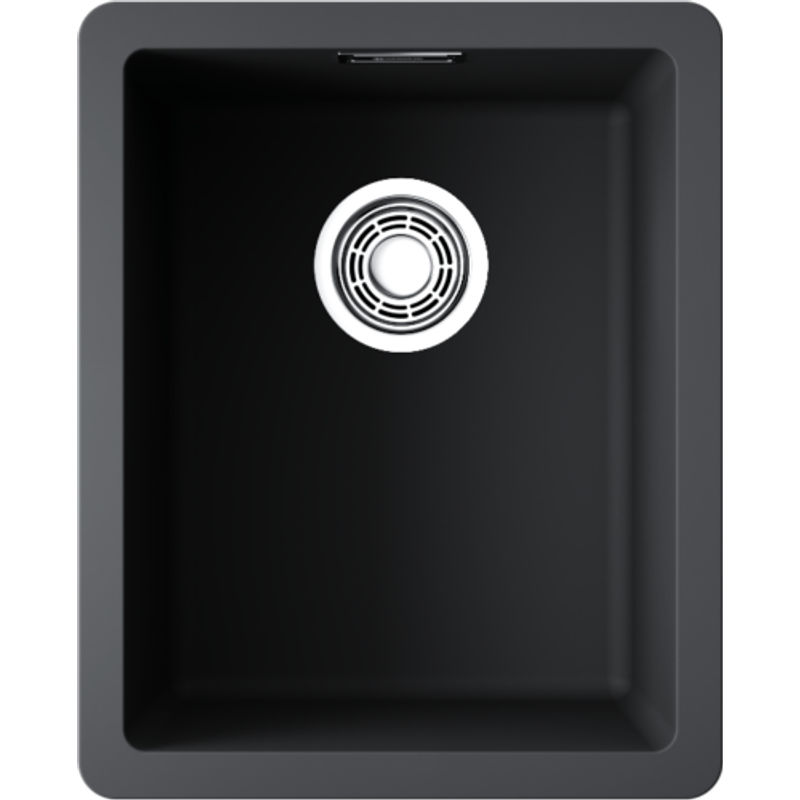 Кухонная мойка из искусственного камня Omoikiri Kata 34-U-BL 4993382 (artgranit/черный)