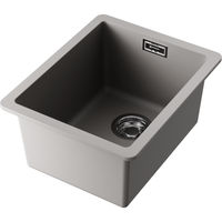 Кухонная мойка из искусственного камня Omoikiri Kata 34-U-GR 4993383 (artgranit/leningrad grey) — 1