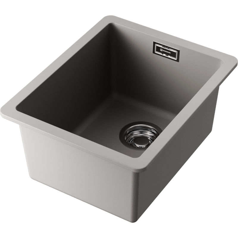 Кухонная мойка из искусственного камня Omoikiri Kata 34-U-GR 4993383 (artgranit/leningrad grey)