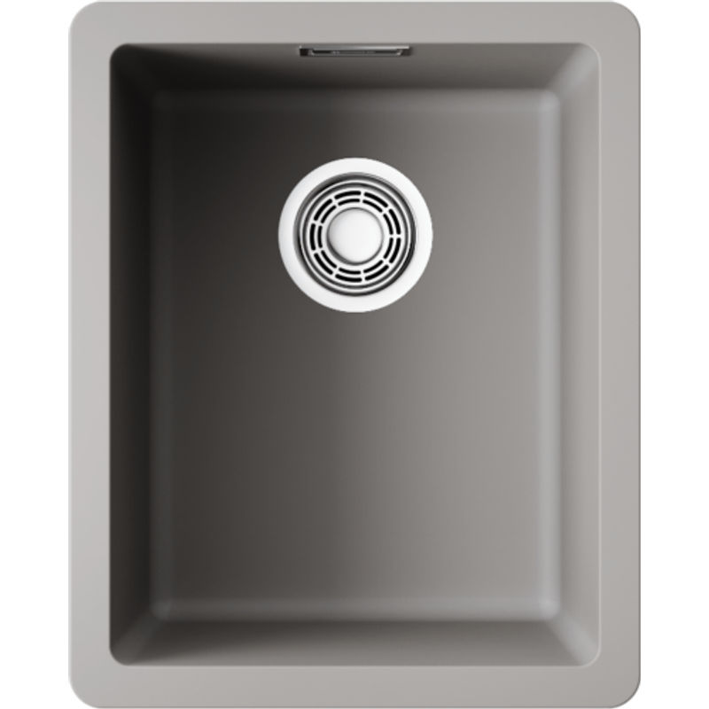 Кухонная мойка из искусственного камня Omoikiri Kata 34-U-GR 4993383 (artgranit/leningrad grey)