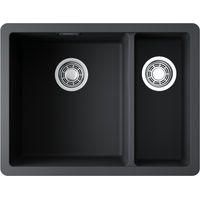Кухонная мойка из искусственного камня Omoikiri Kata 55-2-U-BL 4993389 (artgranit/черный) — 2