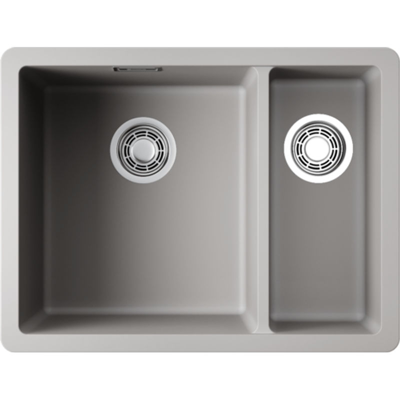 Кухонная мойка из искусственного камня Omoikiri Kata 55-2-U-GR 4993390 (artgranit/leningrad grey)