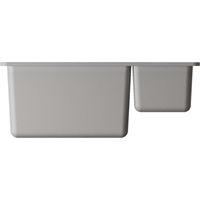 Кухонная мойка из искусственного камня Omoikiri Kata 55-2-U-GR 4993390 (artgranit/leningrad grey) — 3
