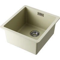 Кухонная мойка из искусственного камня Omoikiri Kata 40-U-BE 4993394 (artgranit/ваниль) — 1
