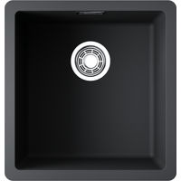 Кухонная мойка из искусственного камня Omoikiri Kata 40-U-BL 4993396 (artgranit/черный) — 2