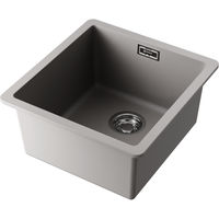Кухонная мойка из искусственного камня Omoikiri Kata 40-U-GR 4993397 (artgranit/leningrad grey) — 1