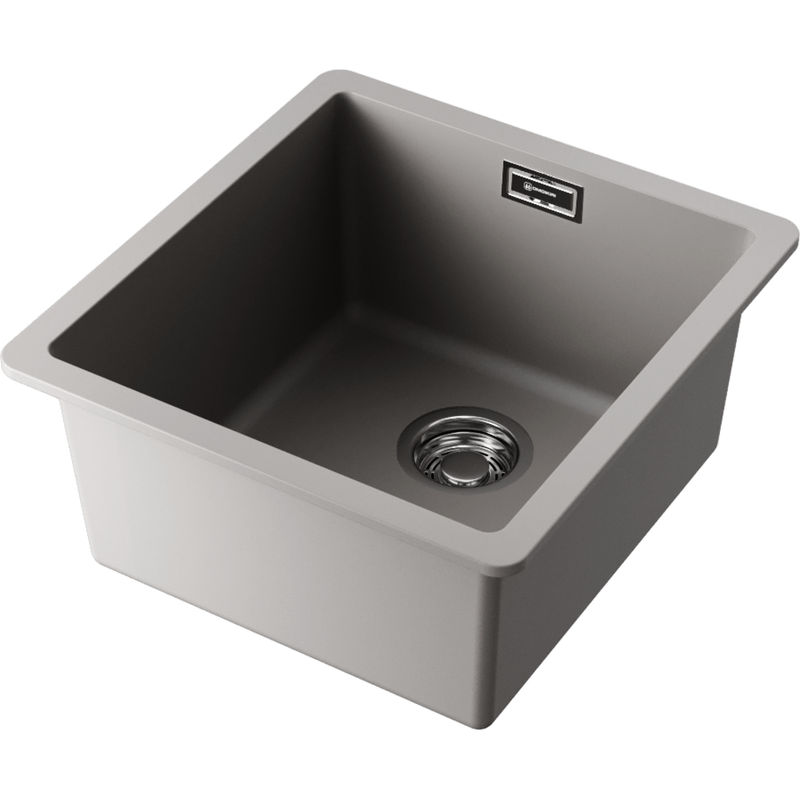 Кухонная мойка из искусственного камня Omoikiri Kata 40-U-GR 4993397 (artgranit/leningrad grey)