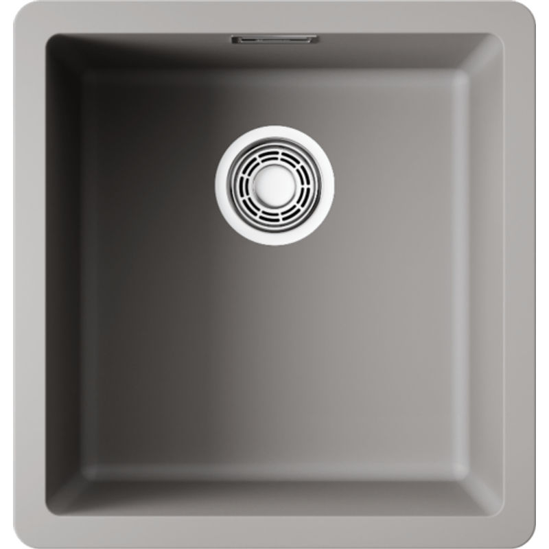 Кухонная мойка из искусственного камня Omoikiri Kata 40-U-GR 4993397 (artgranit/leningrad grey)