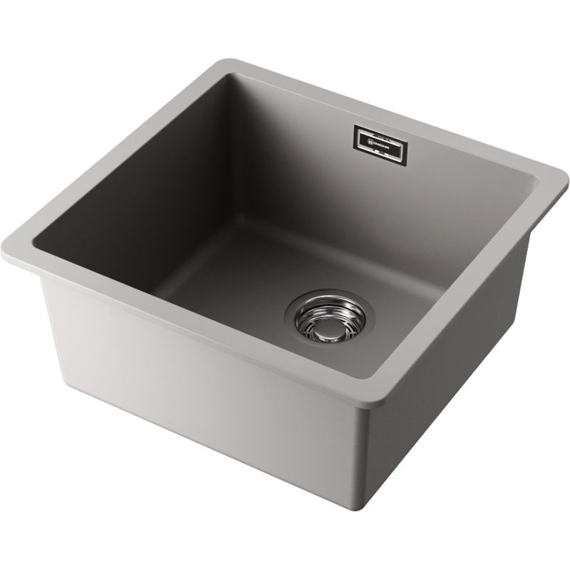 Кухонная мойка из искусственного камня Omoikiri Kata 44-U-GR 4993404 (artgranit/leningrad grey)