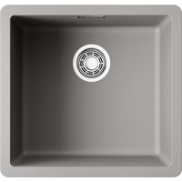 Кухонная мойка из искусственного камня Omoikiri Kata 44-U-GR 4993404 (artgranit/leningrad grey) — 2