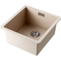 Кухонная мойка из искусственного камня Omoikiri Kata 40-U-SA 4993422 (artgranit/бежевый) — 1
