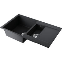 Кухонная мойка из искусственного камня Omoikiri Daisen 86-2-BL 4993477 (artgranit/черный) — 1