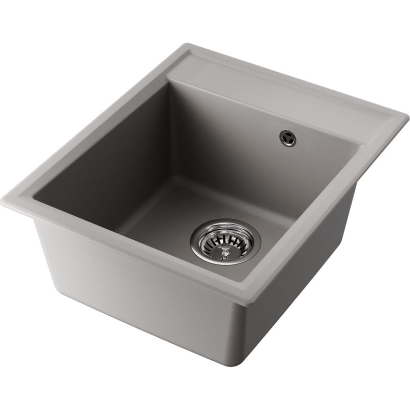 Кухонная мойка из искусственного камня Omoikiri Daisen 42-GR 4993604 (artgranit/leningrad grey)