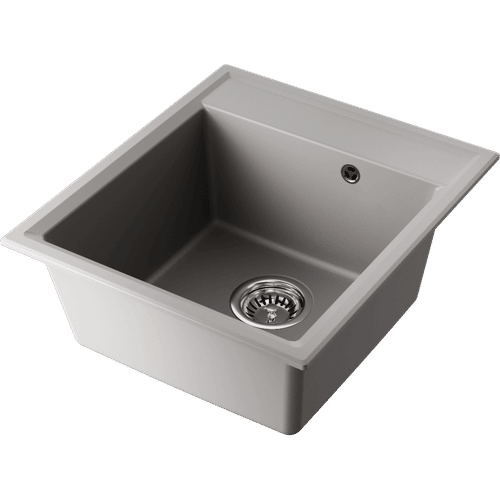 Кухонная мойка из искусственного камня Omoikiri Daisen 46-GR 4993612 (artgranit/leningrad grey)
