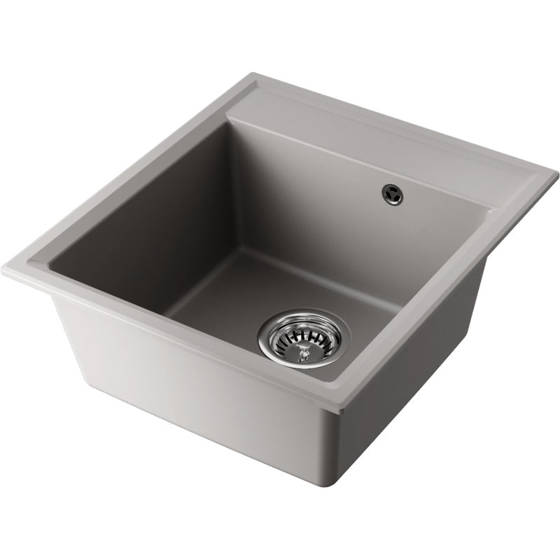 Кухонная мойка из искусственного камня Omoikiri Daisen 46-GR 4993612 (artgranit/leningrad grey)